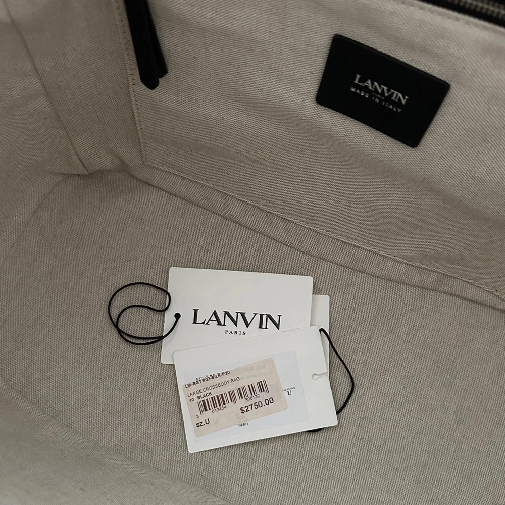 Lanvin Mens Large Crossbody Bag - Picture 8 of 9